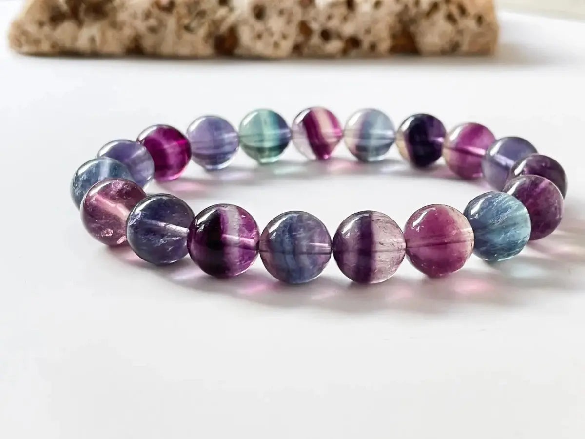 Rainbow Fluorite Bracelet view 2
